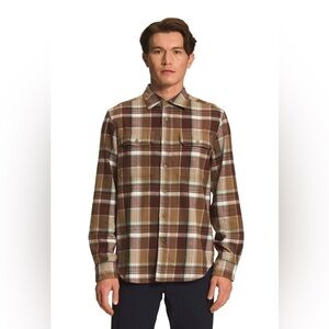100% Cotton Mid Weight The North Face Arroyo Plaid Button Down Long Sleeve Small